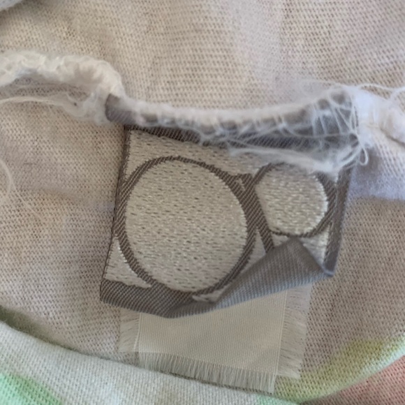 1990s OP tank top with neon logo print One Size - Picture 7 of 7